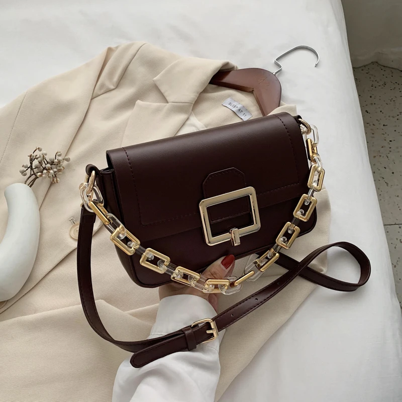 

Vintage Square Armpit Bag 2020 Fashion New High Quality PU Leather Women's Designer Handbag Travel Shoulder Messenger Bag