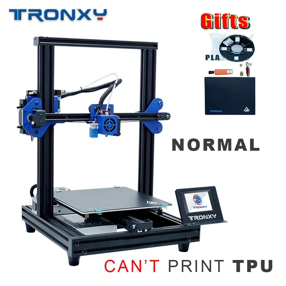 XY-2 PRO Standard TRONXY 3d принтер XY-2 Pro Модернизированный быстрый нагрев автоматическое выравнивание обновление отключения питания печатная нить разрядка детектор Titan - Цвет: XY-2 PRO Standard