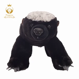 Реалистичные Плюшевые игрушки Mellivora capensis, 1 шт., 4050 см, Имитация мягких диких животных, подарок для детей