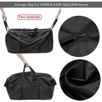 portable storage carry bag 745743cm bbq storage black carry charcoal grill duffle bag for weber baby qq1000 series practical