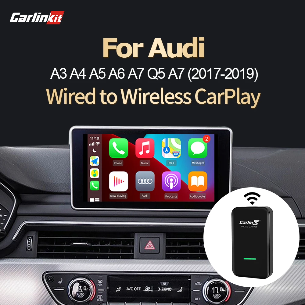 CarlinKit Новый 2 0 Беспроводной адаптер Carplay для Audi A3 A4 A5 A6 A7 A8 Q2 подходит оригинального