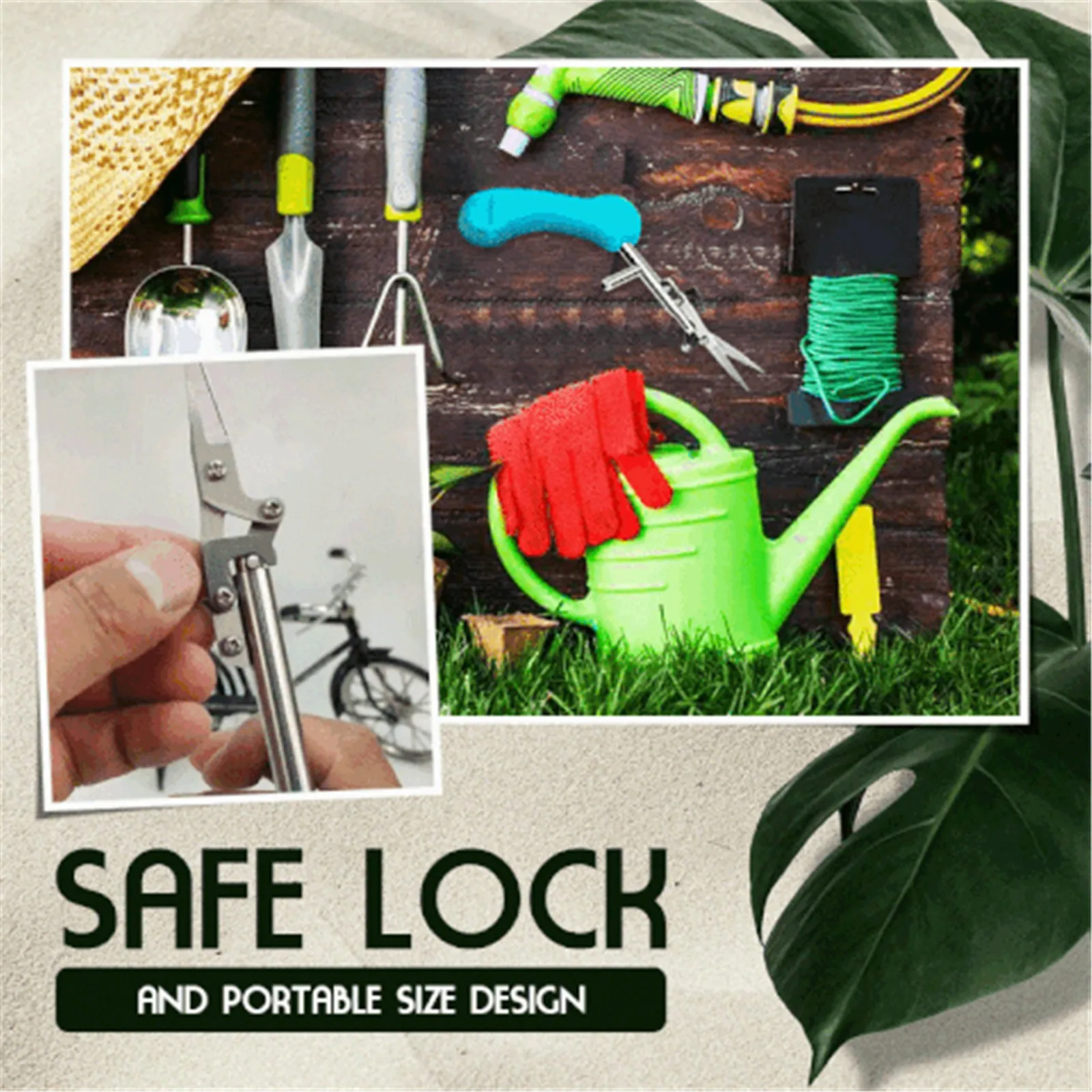 

20cm Long Telescopic Pruning And Hold Bypass Pruner Max Cutting 1/2 Inch Fruit Picker Tree Cutter Garden Supplies FFT