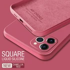 Чехол для телефона OnePlus 9 9R 6T 7T 8T 6 7 8 Pro, модный пылезащитный противоударный разноцветный чехол с прямыми краями из жидкого мягкого силикона