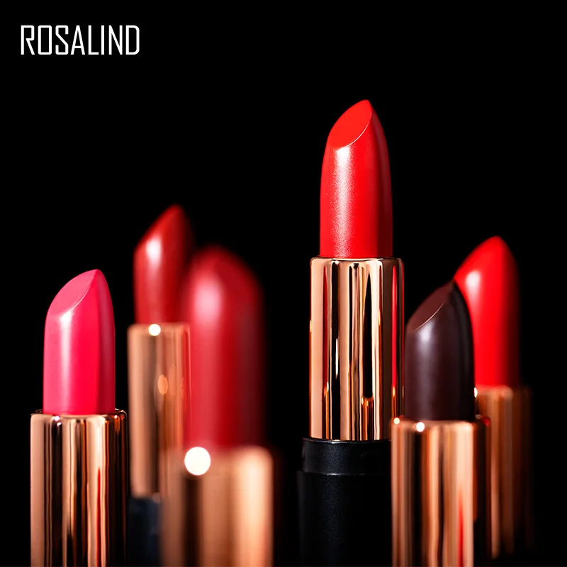 ROSALIND Lipstick Makeup Matt Waterproof Long Lasting New Sexy Red Pomade Nude Glazed For Women Cosmetics |