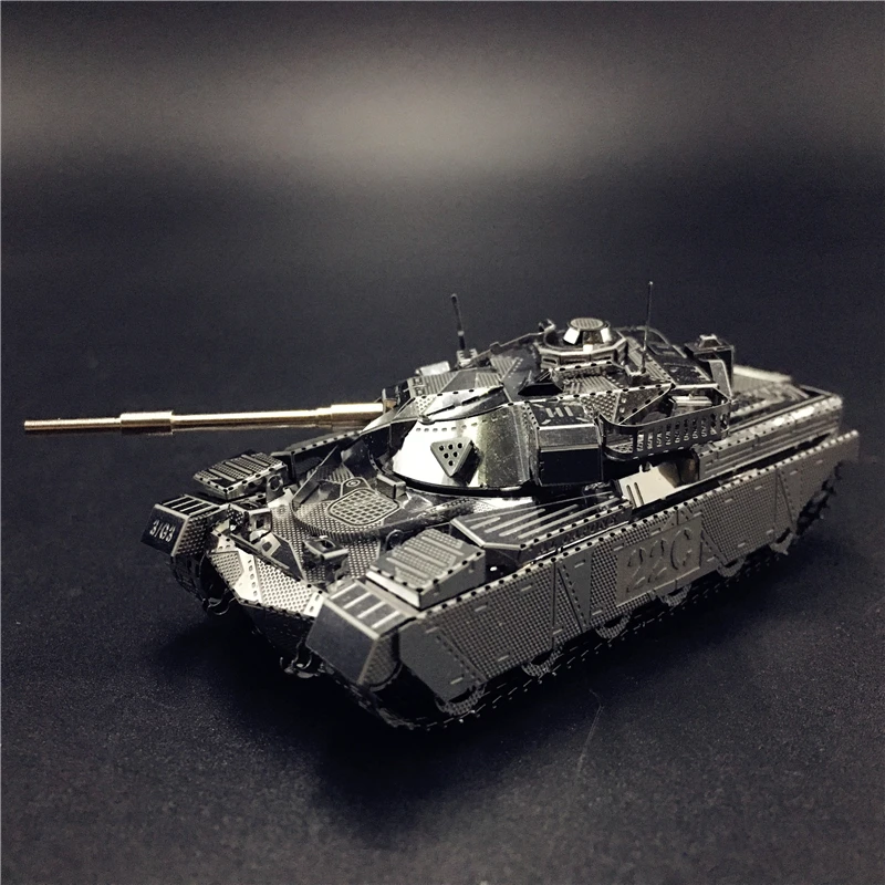 3D металлическая головоломка лазерная резка JS 2 и MK50 танк модели DIY Набор сборочные