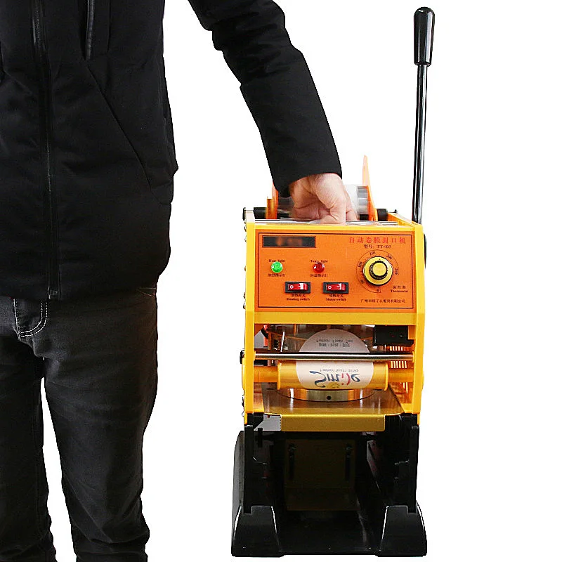 Машина для запечатывания молока чая коммерческая полуавтоматическая Компактная