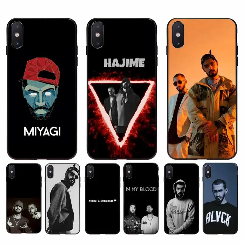 

FHNBLJ Miyagi Andy Panda Endspiel Bling Cute Phone Case for iphone 11 12 mini Pro Max X XS MAX 6 6s 7 8 plus 5 5S 5SE XR SE2020