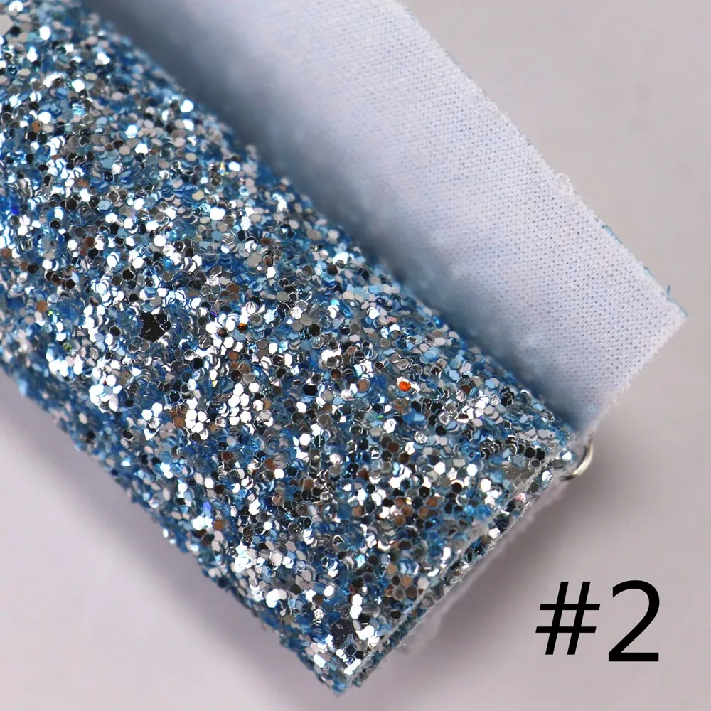 Серебряная смесь красная розовая синяя массивная блестящая ткань кожа A4 лист для