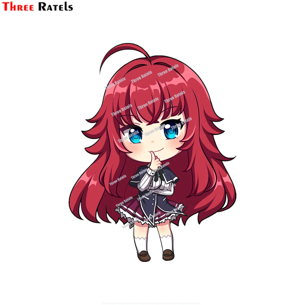 Three Ratels D395 Akeno Rias Chibi High School DVD Stickers And Decals For Girls |