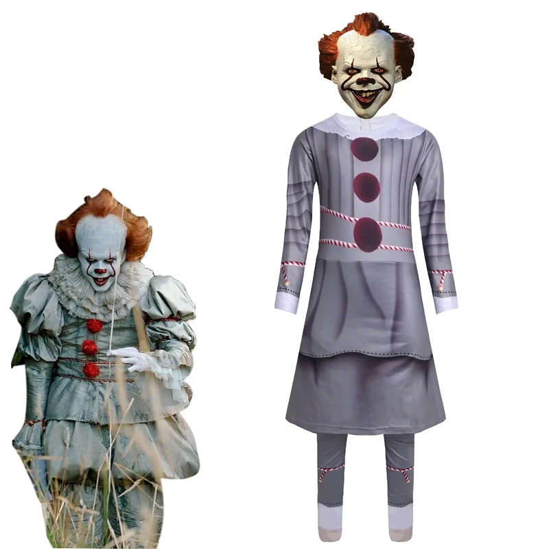 Страшный костюм на Хэллоуин для детей клоуна девочек ужасный медсестры