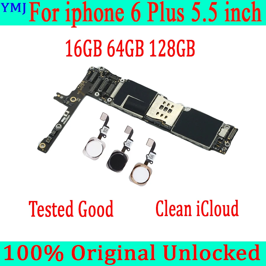 Материнская плата для iphone 6 Plus без Touch ID/с ID оригинальная разблокированная