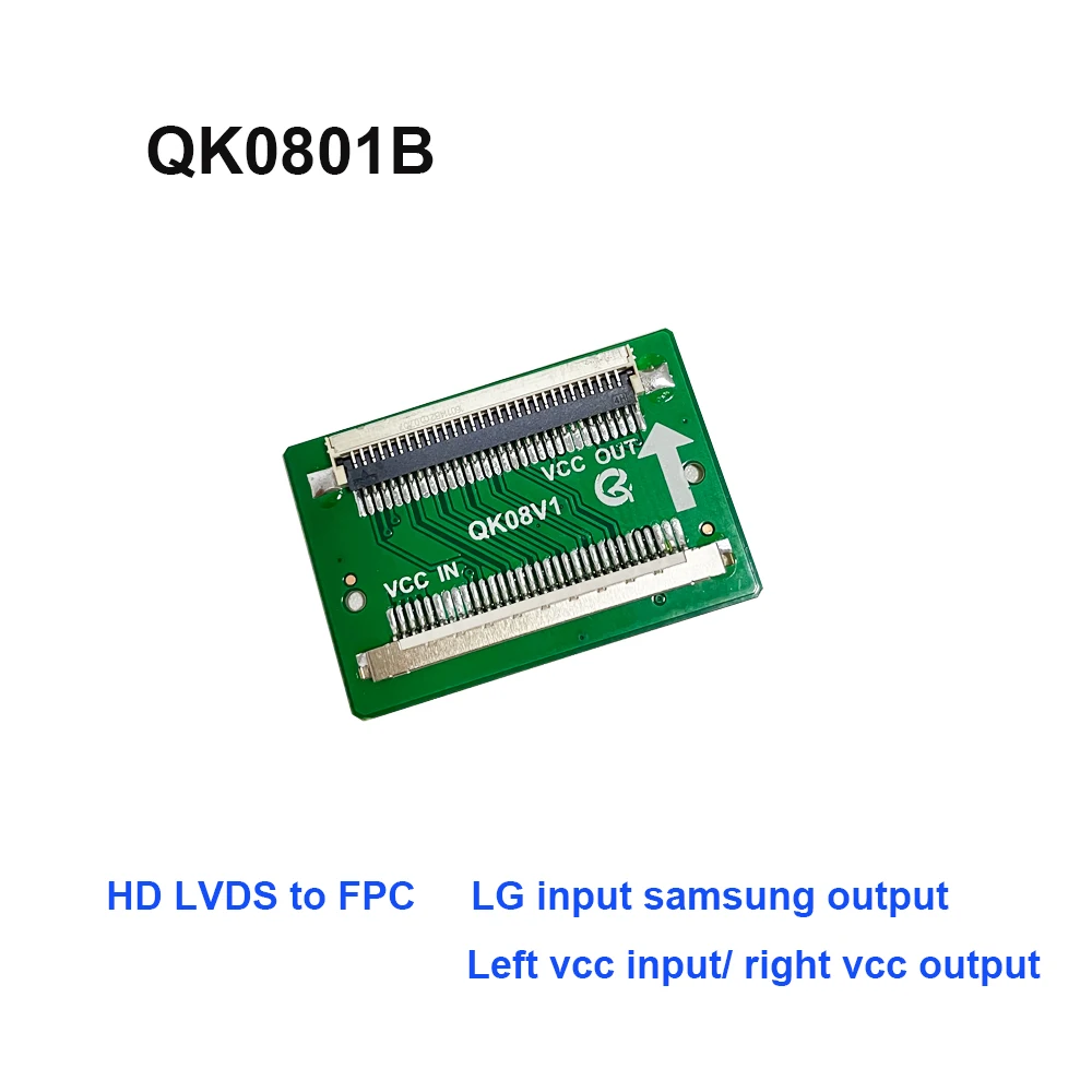 Переходник с поворотной панелью FPC на HD LVDS samsung lg QK0801A QK0801B QK0802A QK0802B | Компьютеры и