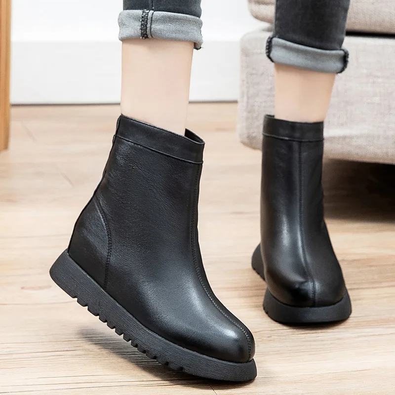 

Boots Fashion Women Comfortable Brand Platform Boots Style Large Women's Boots Fashion Hot Woman Shoes Casual Shoes Footwear