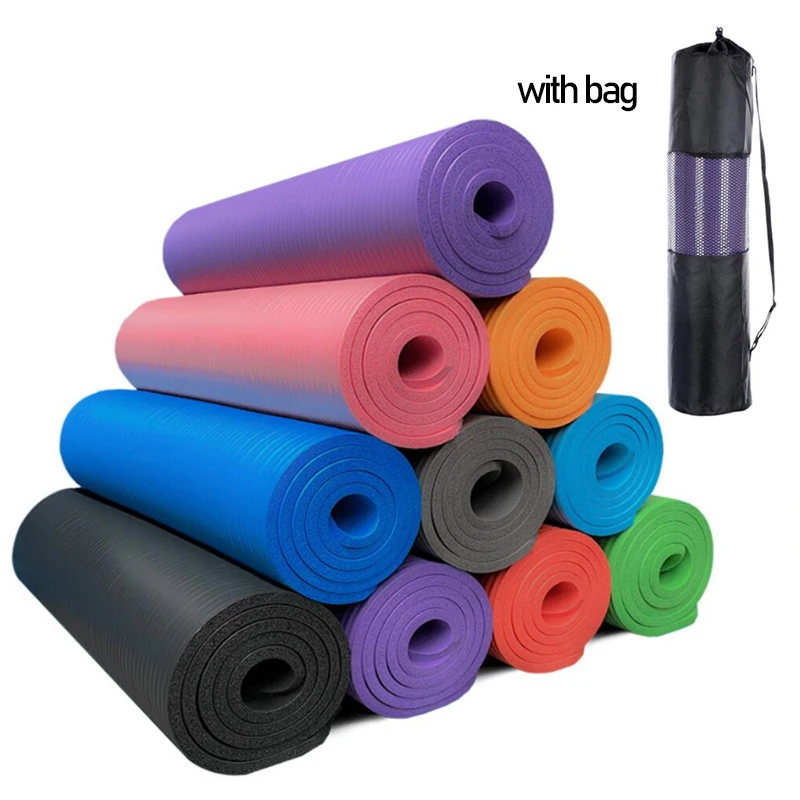 183*61 см плотная качественная коврика для йоги из резиновой смеси на основе
