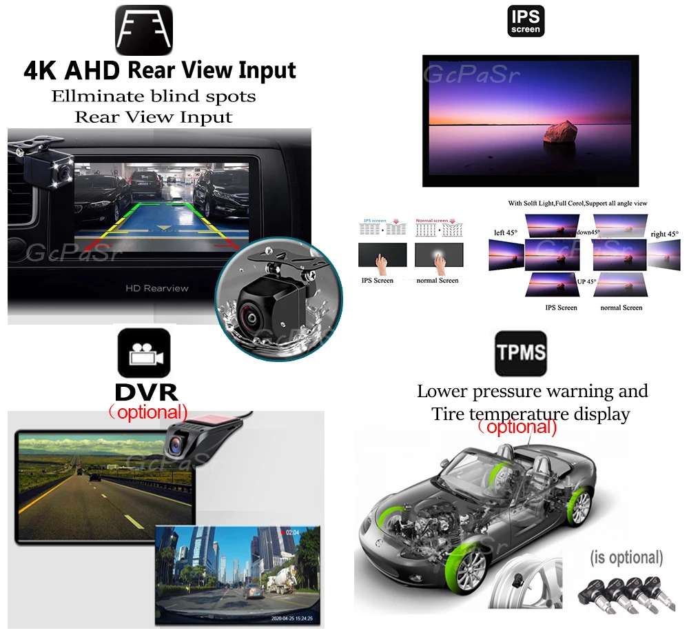 Android 11 автомагнитола GPS навигация DVR камера автомобильный стерео Мультимедийный