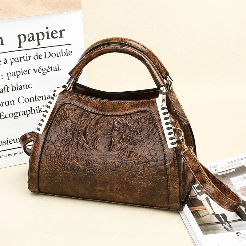 Gykaeo New Luxury Handbags Women Bags Designer Fashion Crocodile Pattern Shoulder Bag Ladies Party Messenger Bags Bolsa Feminina
