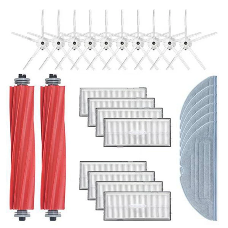 

For Roborock S7 T7S T7plus HEPA Accessory Of Filter Main Brush Mop Cloth Side Brush Vacuum Cleaner Part