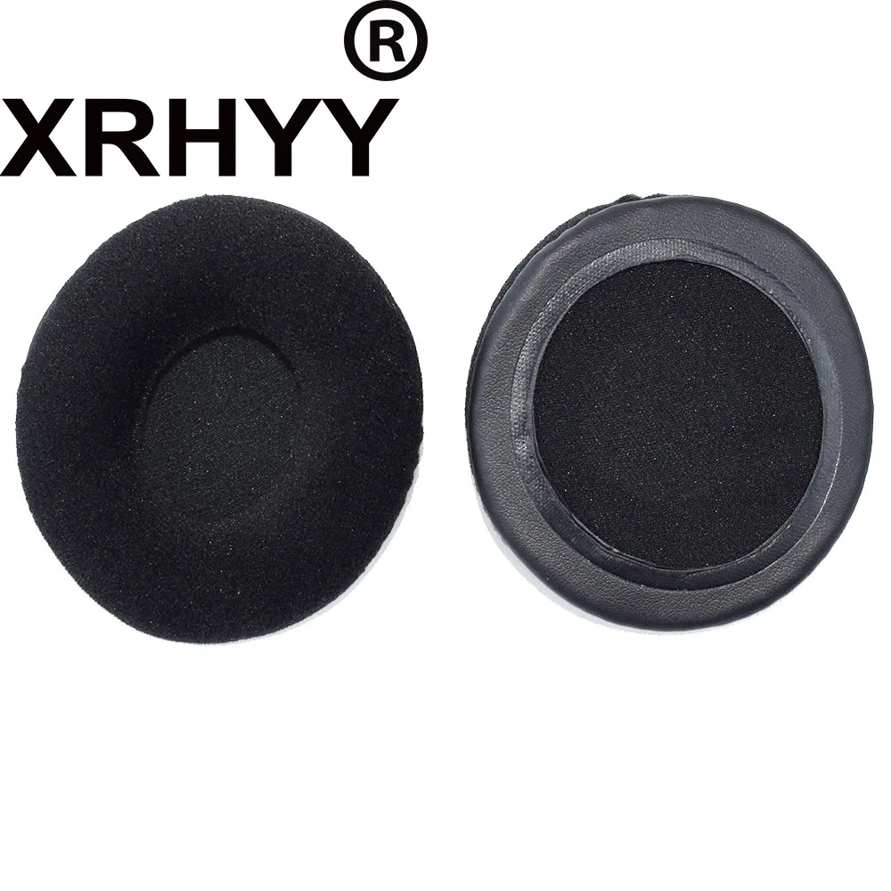 XRHYY 80 мм черные Сменные велюровые Амбушюры подушечки для наушников для Audio-Technica ATH-WS99 WS70 WS77 sony MDR-V55 V500