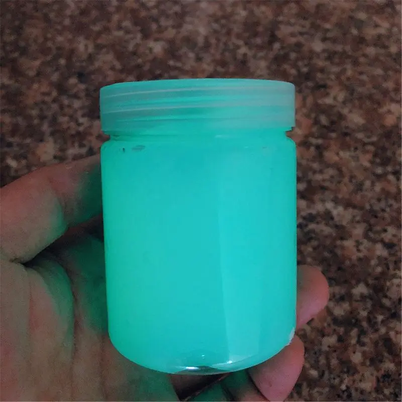 B Светится в темноте Slime увеличение после растягивания Волшебная слизь детская игрушка Новинка - Цвет: B