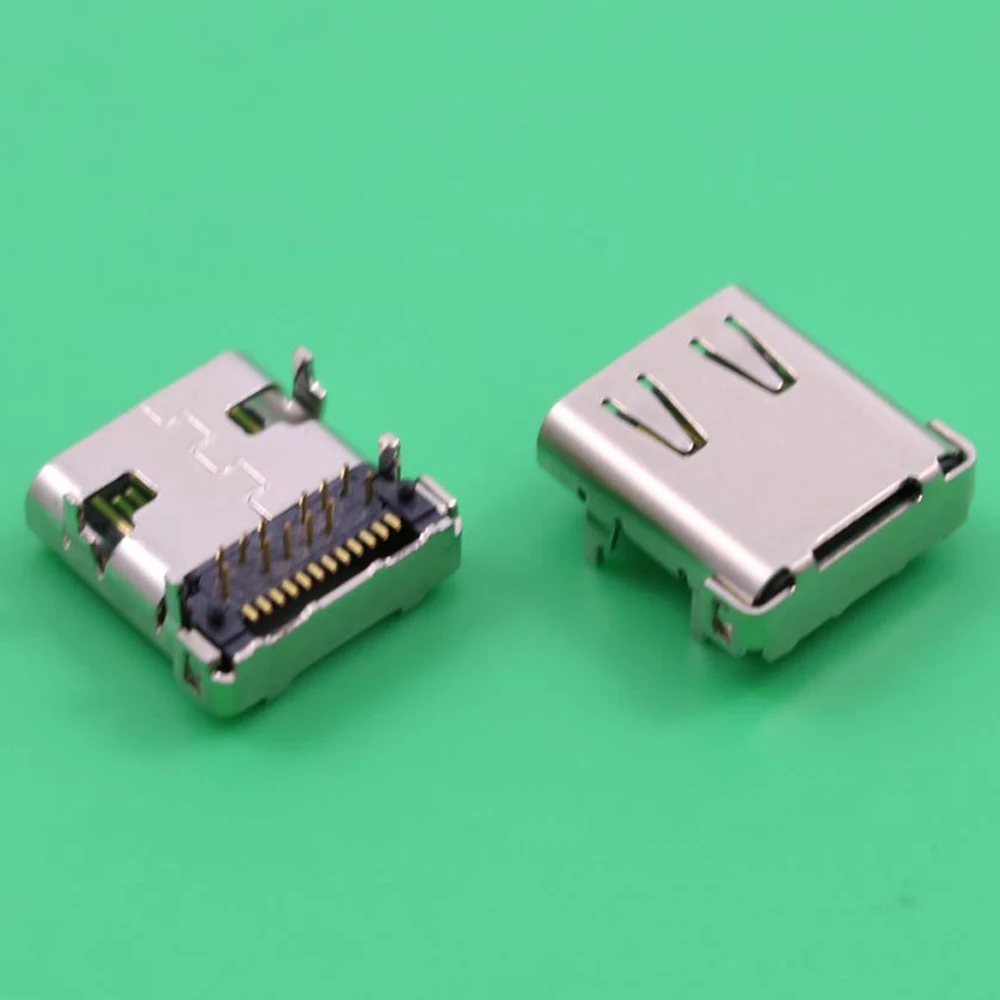

YuXi SMT Micro USB-3.1 Socket Connector SMD 24P Type c Female Socket DIP4 SMD DIP Socket Connector For Hd Transmission Interface
