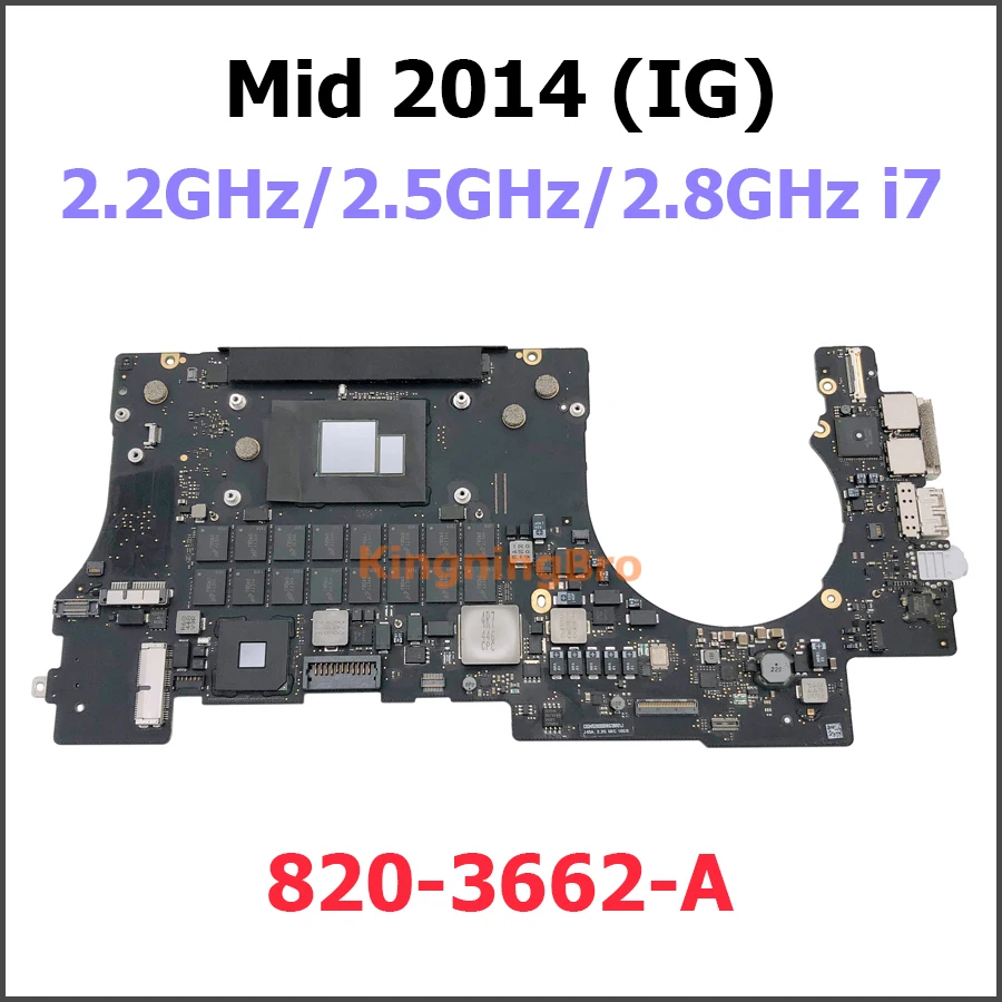 Протестированная материнская плата A1398 i7 8 Гб 16 820-3662-A 820-3787-A для Macbook Pro Retina 15 &quotA1398