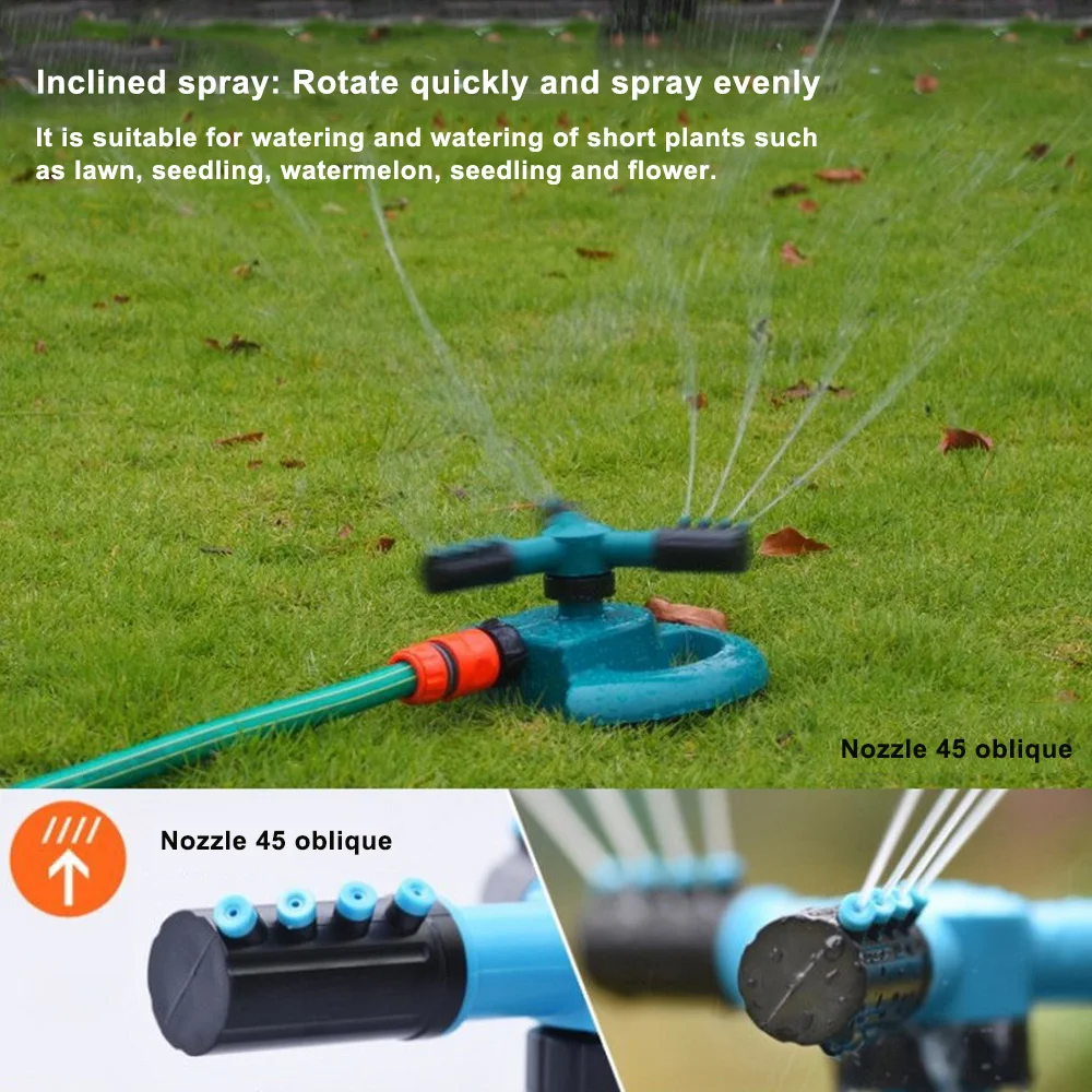 

Разбрызгиватель для воды, Автоматическое вращение на 360 градусов, тригеминус оросительное устройство