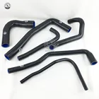 Комплект силиконовых шлангов радиатора для SAAB 9000 91-98 B204 B234 2,0 2,3 AERO (6 шт.) красныйсинийчерный