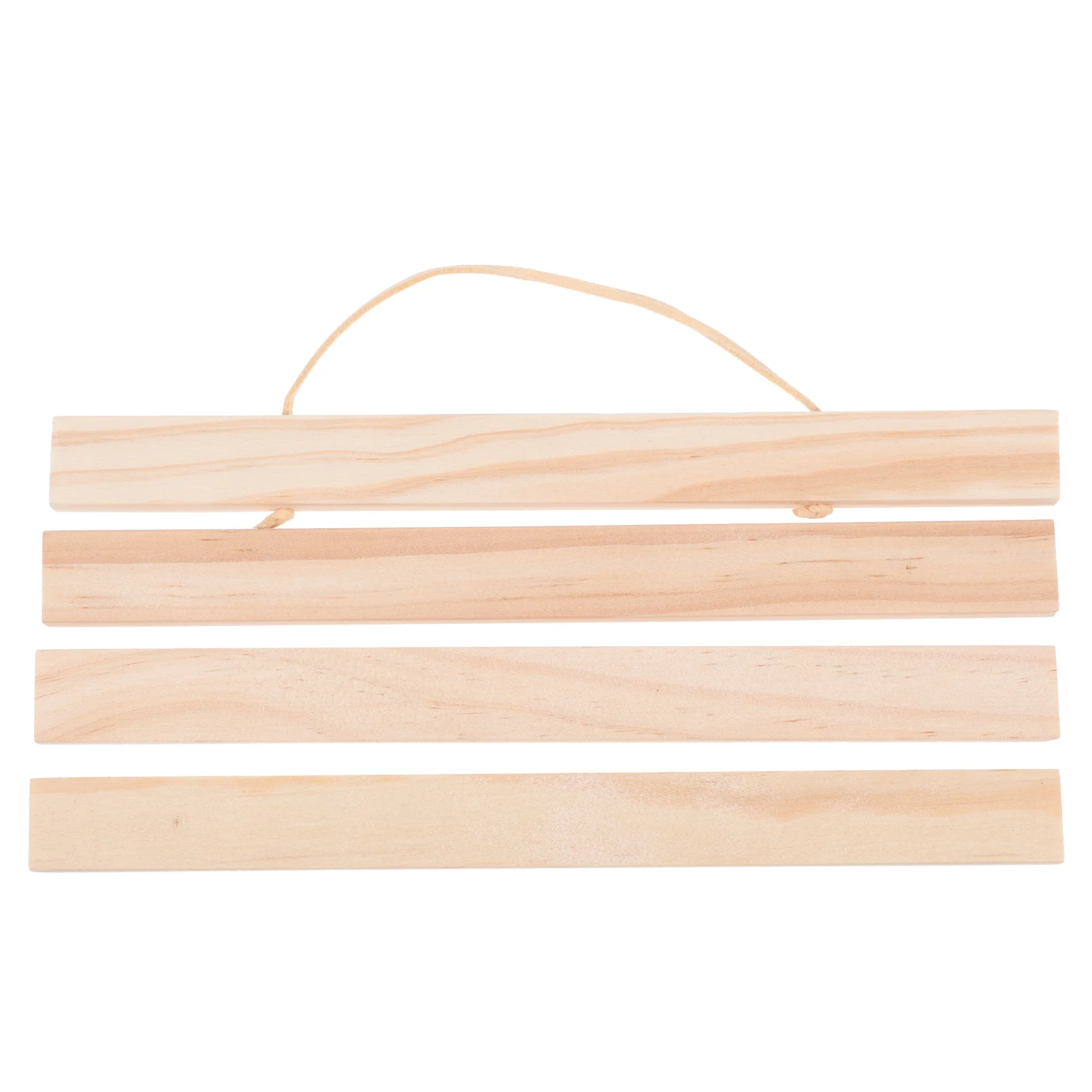 

1 компл. Магнитная окраска постер вешалка рамка деревянный магнит художественный свиток в рамке