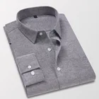 Новинка весна-осень мужские рубашки с длинным рукавом трендовые новые мужские деловые Повседневные Классические рубашки Корейская мужская одежда деловые рубашки