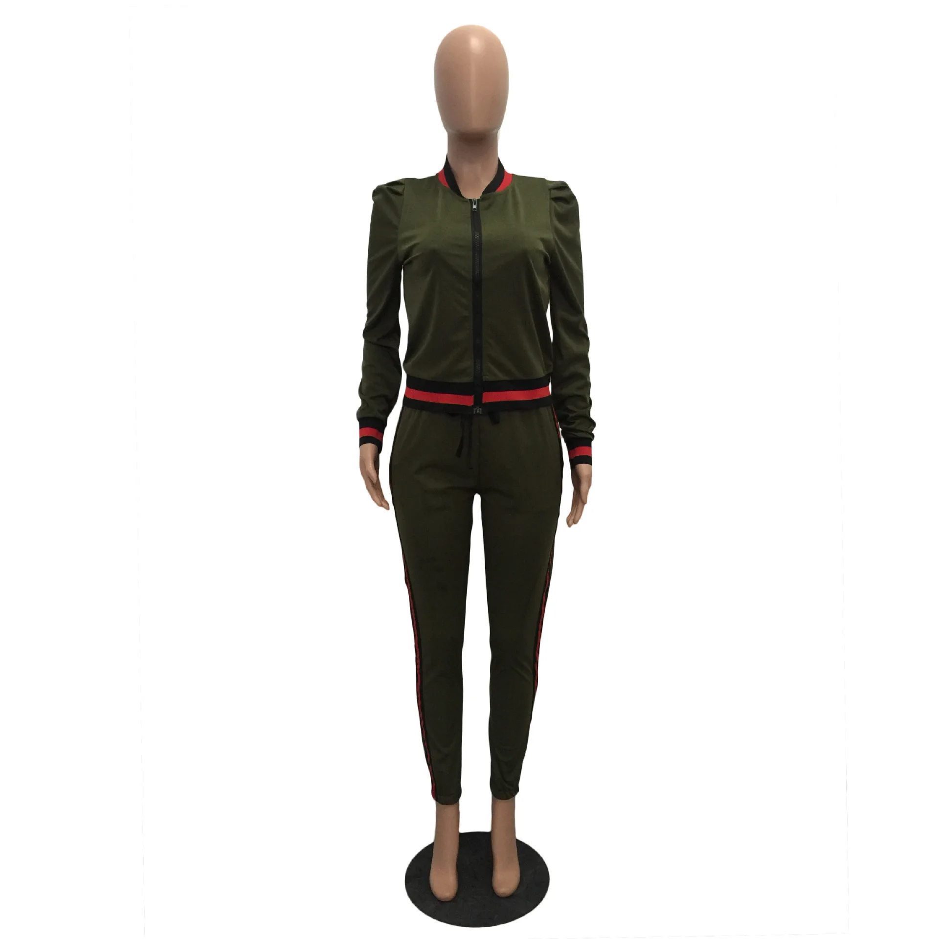 Женский спортивный костюм в полоску из 2 предметов одежда для бега размера плюс