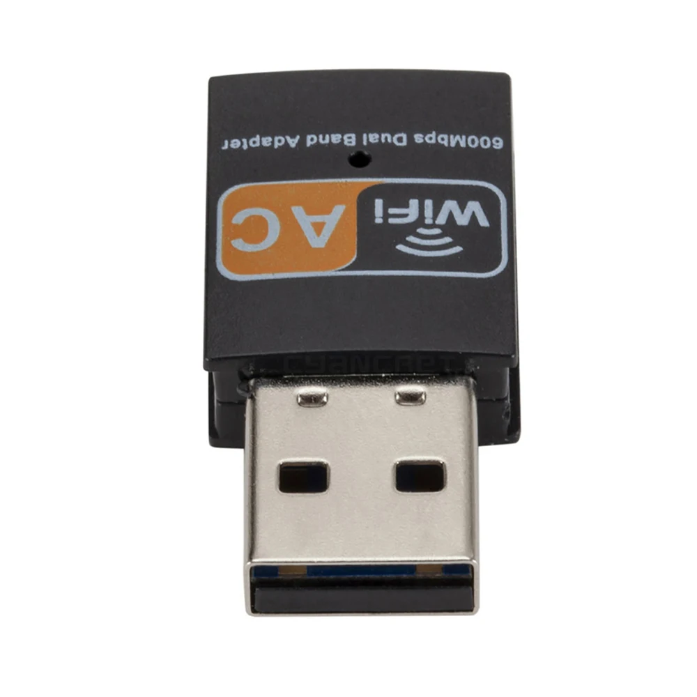 Мини Usb беспроводная сетевая карта Wi-Fi приемник 2 4G и диапазона 11AC 600 м встроенный