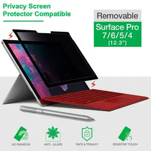 privacy screen protector protective anti spy film removable privacy screen filter for microsoft surface pro 7 6 5 4 free global shipping