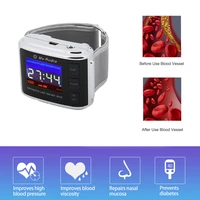 high blood pressure diabetic watch multifunction wrist watch pain relief rhinitis diabetics hypertension laser therapy device