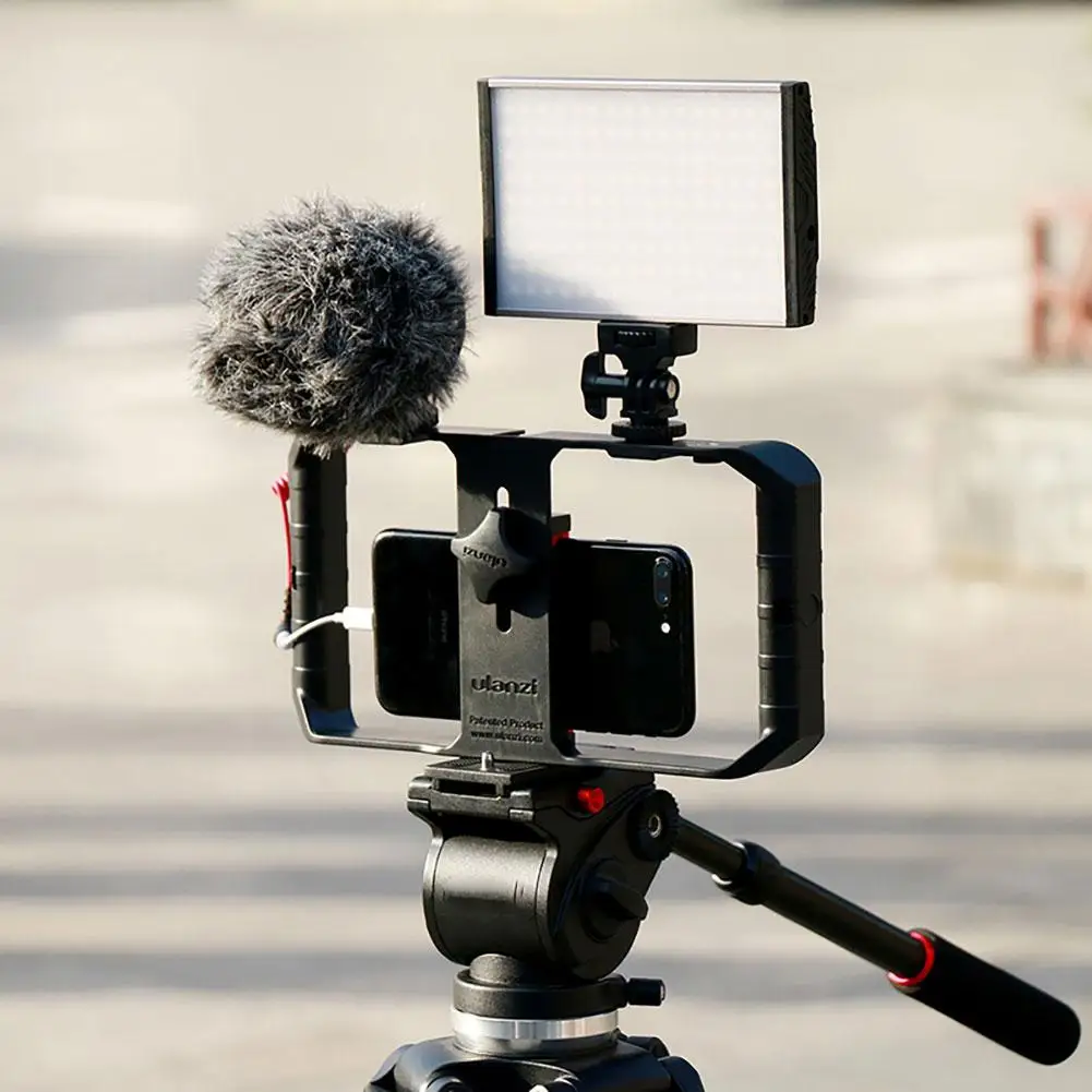 Ulanzi U-Rig Pro Smartphone Video Rig with 2 Shoe Mounts Filmmaking Case Handheld Phone Stabilizer Grip Tripod Mount Stand | Мобильные