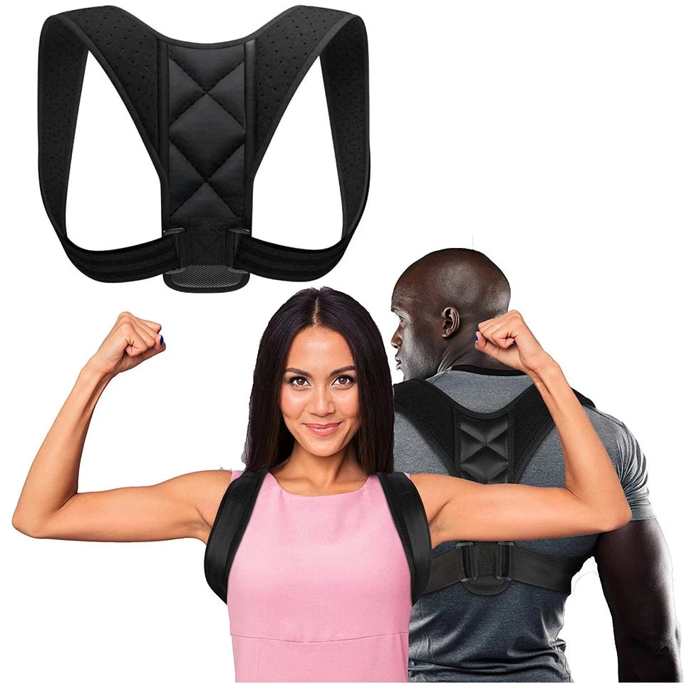 

Getinfit Brace Support Belt Adjustable Back Posture Corrector Clavicle Spine Back Shoulder Lumbar Posture Correction
