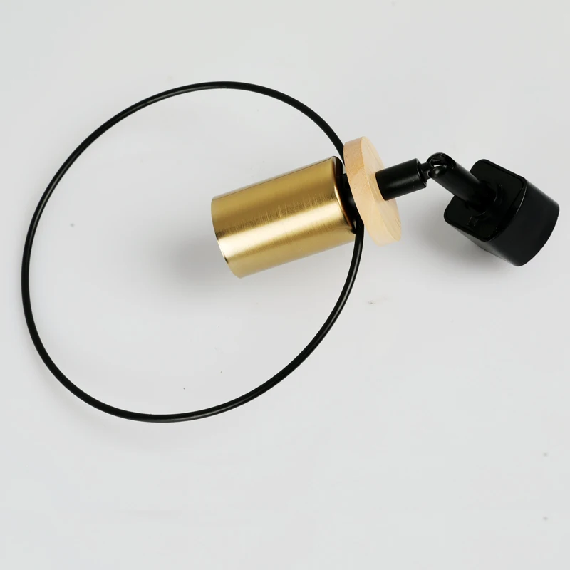 Скандинавская трековая лампа s винтажная кольцевая направляющая Macaron комнатное