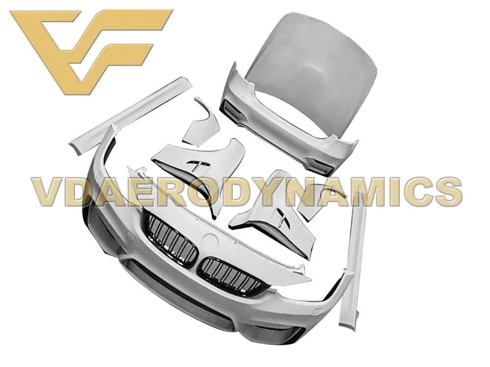 Полный комплект для BMW F30 316i 318d 320i 325d 328i 330i 335i 340i передний и задний бампер боковые
