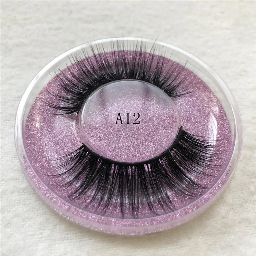 Высококачественные натуральные накладные ресницы длинный макияж 3d норковые для