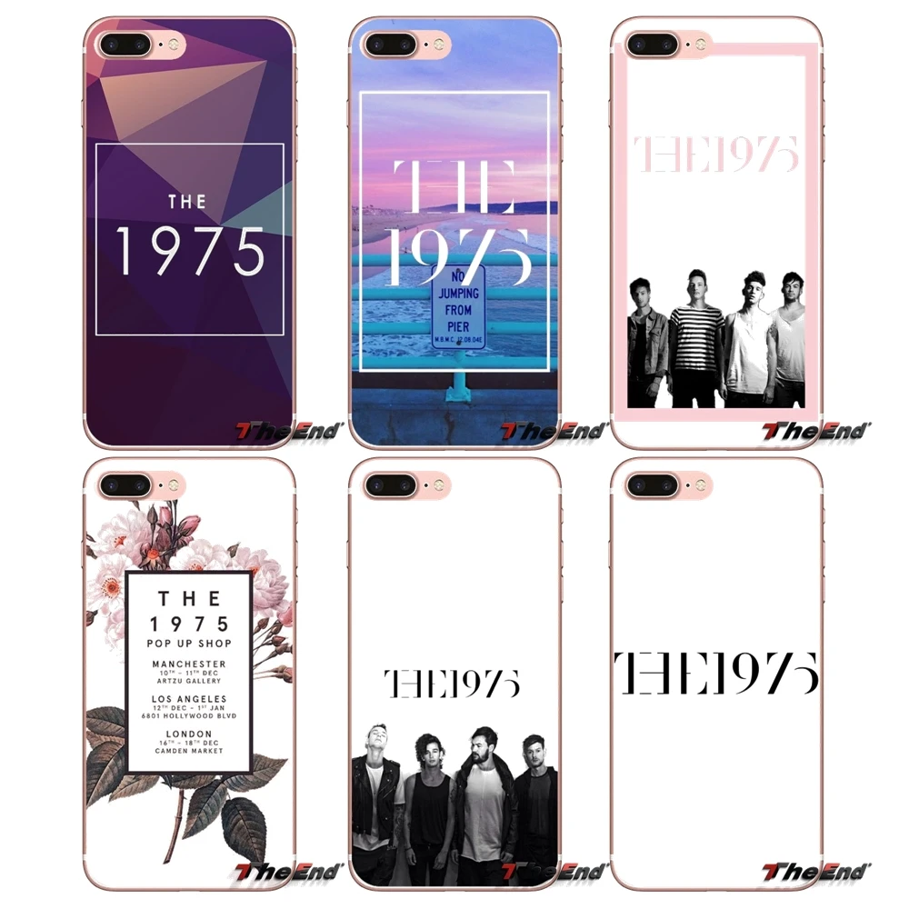 Прозрачные мягкие чехлы рок группы the 1975 для Samsung Galaxy J1 J2 J3 J5 J7 A3 A5 A7 2015 2016 2017 J330 J530