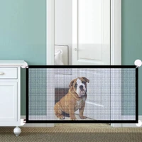 pet barrier fences portable folding breathable mesh dog gate pet separation guard isolated fence dogs baby safety fence