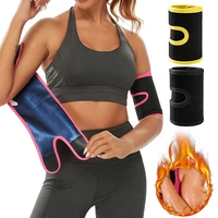 women arm shapers trimmers sauna sweat bands arm slimmer trainer anti cellulite weight fat reducer loss workout body shaper