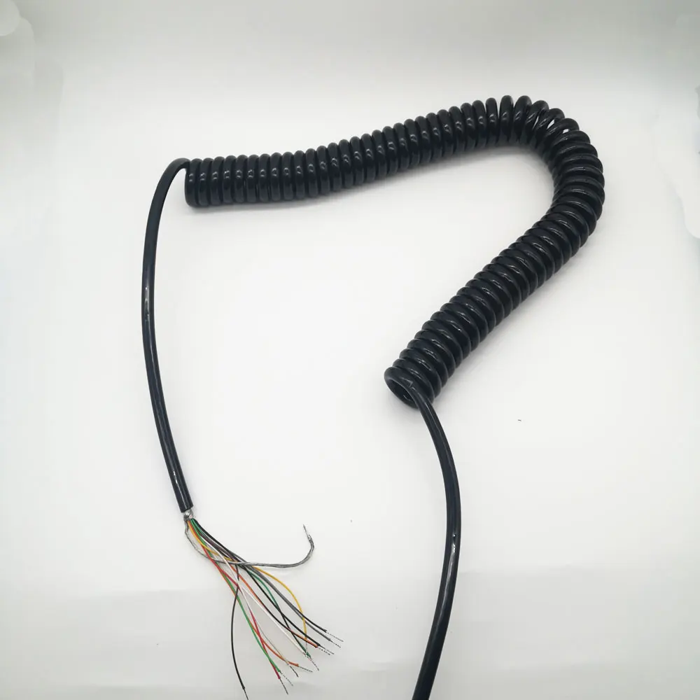 Оптовая продажа дешевый спиральный защитный кабель 7 12 15 16 17 19 21 сердечник 3 4 5 6 м