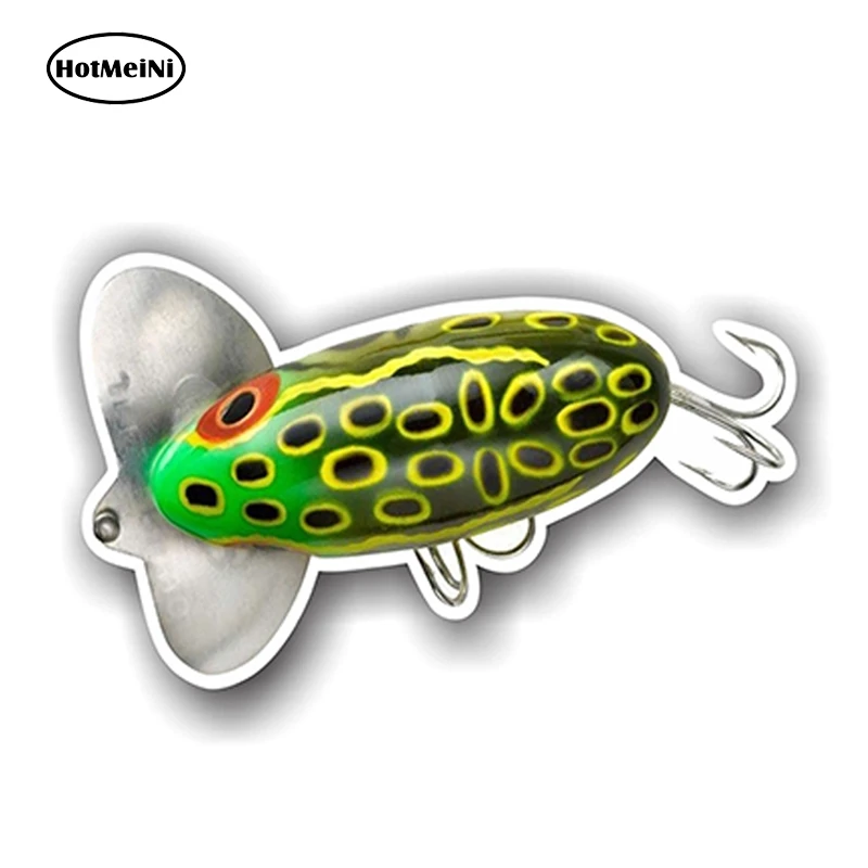 

HotMeiNi 13cm x 6.5cm Car Styling Jitterbug Decal Sticker Tackle Box Lures Fishing Boat Truck Baits Lure Car Waterproof Decals