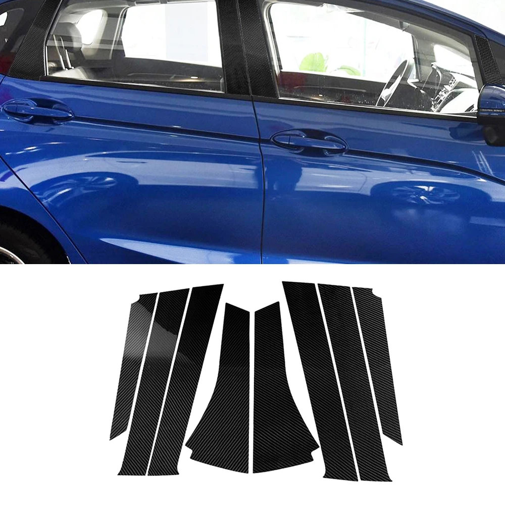 

Декоративная наклейка на окно B-pillar B Post, наклейка на обложку для Honda Fit Jazz GK5 3rd GEN 2014-2018, внешние аксессуары для автомобиля