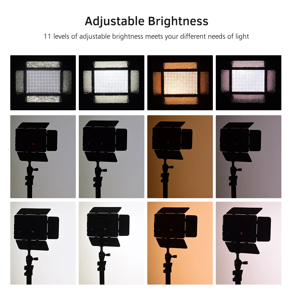 Светодиодная лампа для видеосъемки светильник фотосъемки Панель Яркость