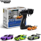 Турбо гонки 1:76 Масштаб RC спортивный автомобиль C72 C73 настольная игра гоночный пульт дистанционного управления мини модель полный пропорциональный комплект RTR игрушки