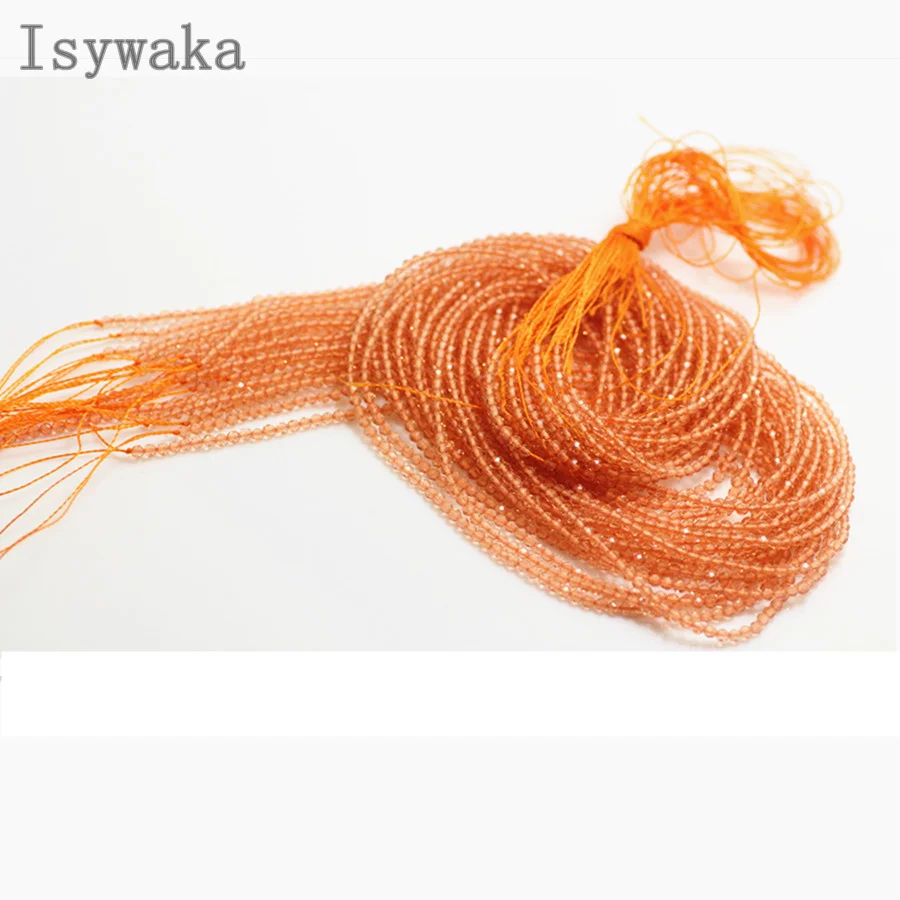 Coral red Isywaka гранат красный 2 мм 170 шт индийские кристаллические граненые бусины футбольные круглые стеклянные бусины для рукоделия - Цвет: Coral red