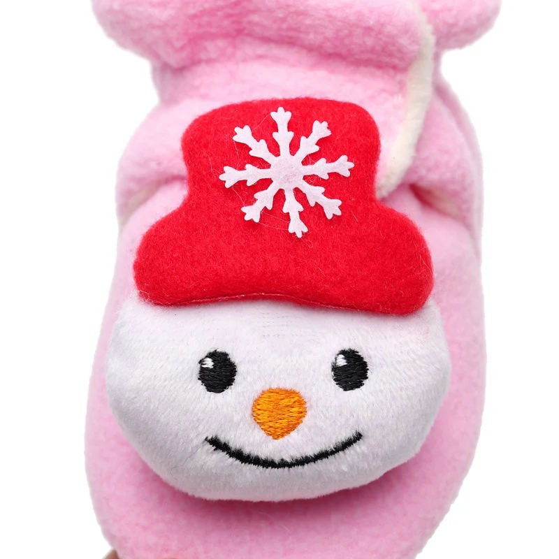 

Baby Cartoon Christmas Shoes Plus Velvet Warm Boots Infant Cotton Socks Shoes Soft Sole Toddler Shoe