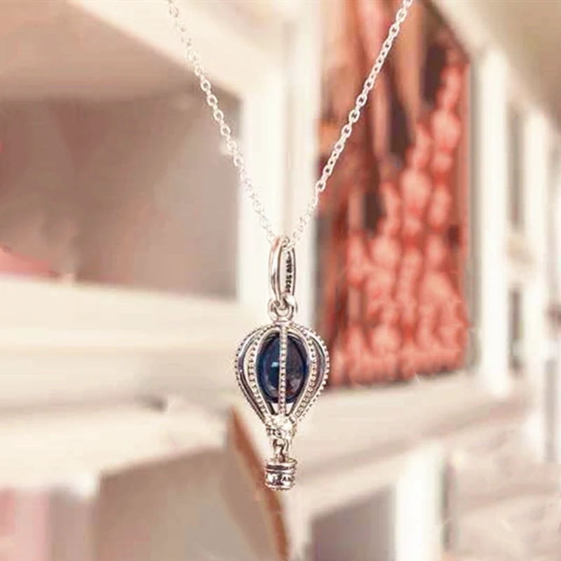 

Fashion Hot Air Balloon Pendant Fit Original Pandora Charms Bracelet Dream Fly Beads for Jewelry Making Women Necklace DIY