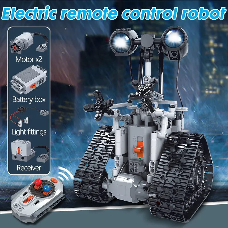 

City Creative Remote Control Electric Robot Technical Building Blocks MOC RC Robot Lntelligent Bricks DIY Toys For Boys Children